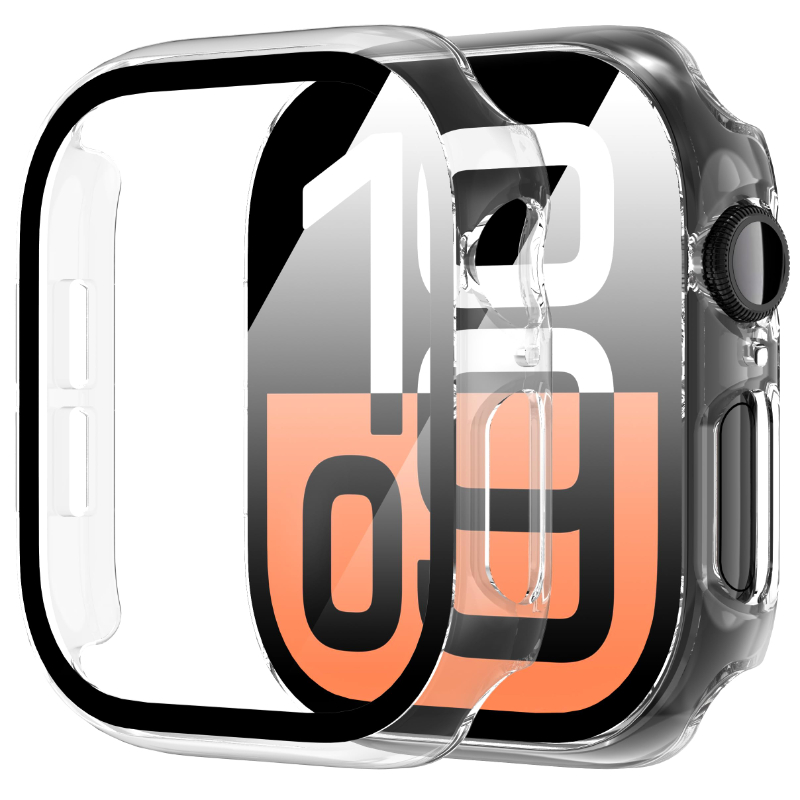 Tempered Glass+Case For Apple  - Apple Smartwatch Accessories 评论和价格