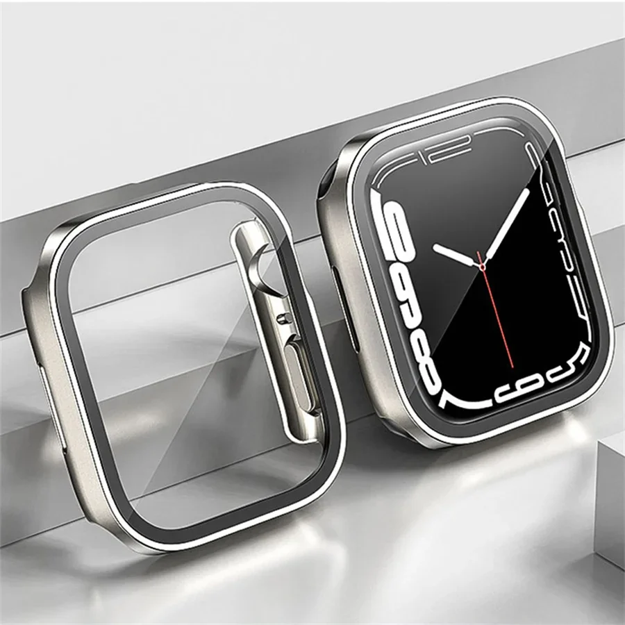 Glass+cover For Apple Watch ca - Apple Smartwatch Accessories 评论和价格