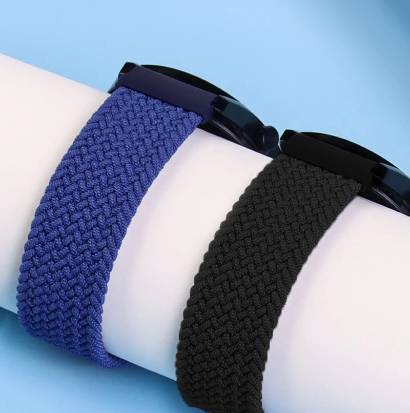 20mm/22mm Braided Solo Loop St - Solo Loop Strap 评论和价格