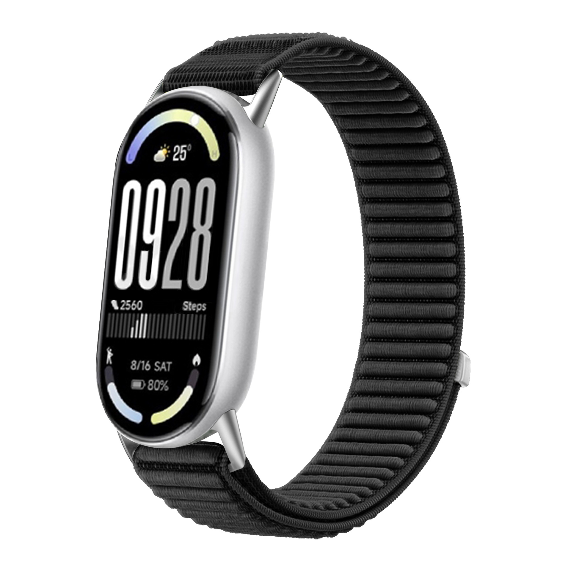 Watchband for Xiaomi smart Ban - Solo Loop Strap 评论和价格