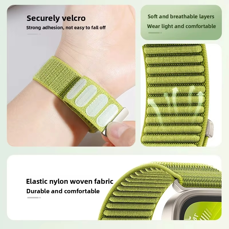 Watchband for Xiaomi smart Ban - Solo Loop Strap 评论和价格
