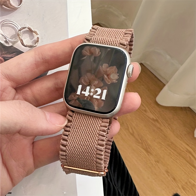 Lace Nylon Watch Band Compatib - Solo Loop Strap 评论和价格