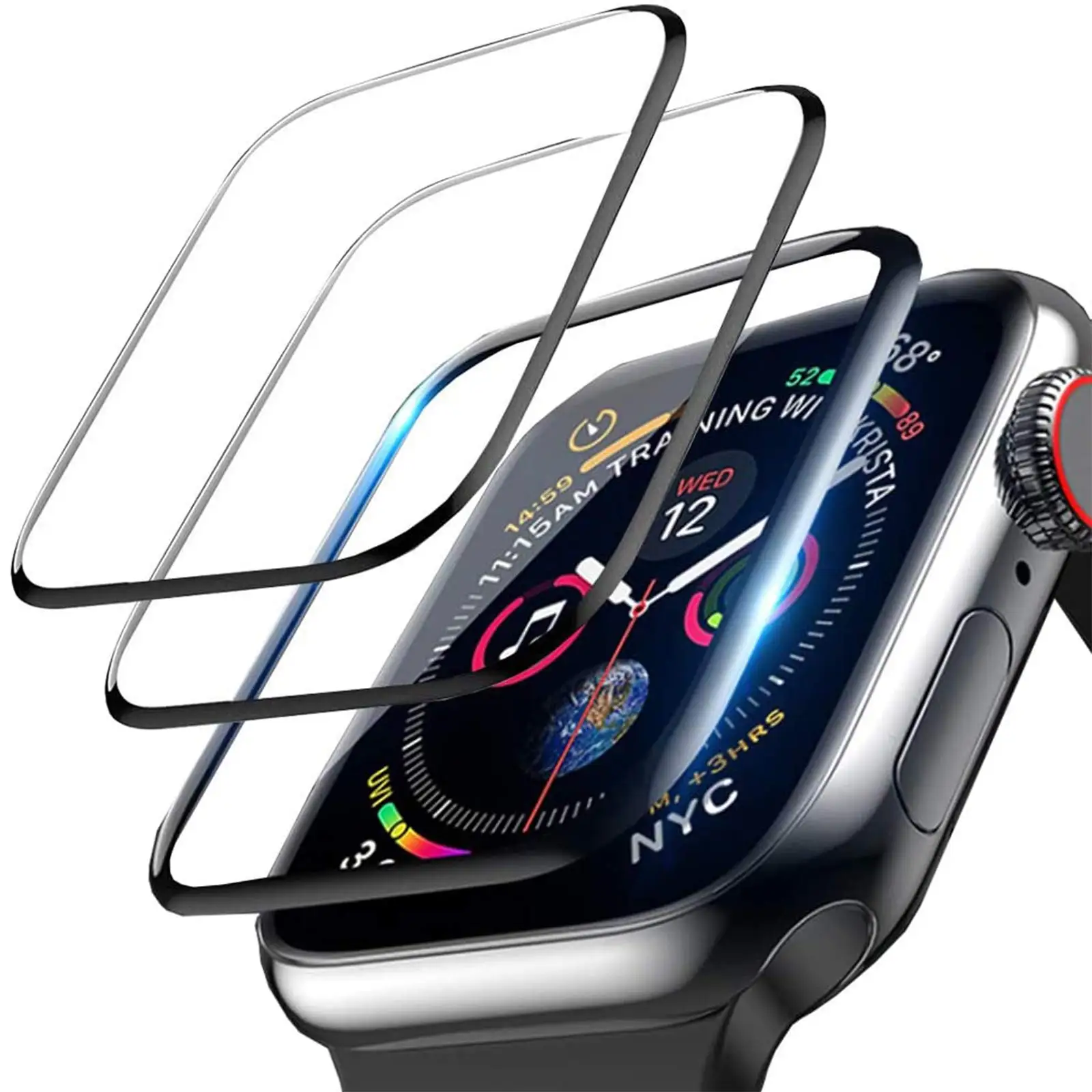 3D Tempered Glass For Apple Wa - Apple Smartwatch Accessories 评论和价格