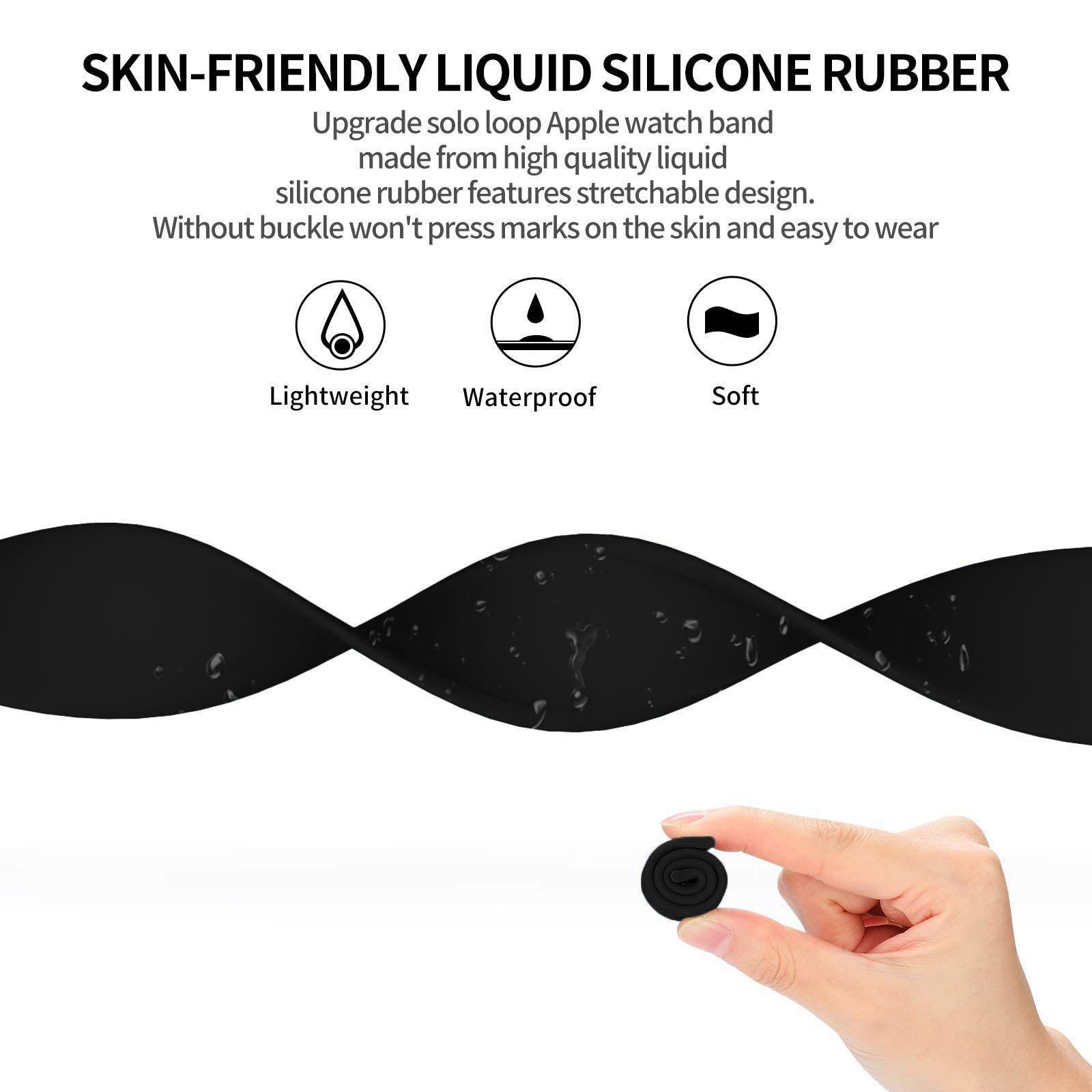 Solo Loop silicone for apple W - Solo Loop Strap 评论和价格
