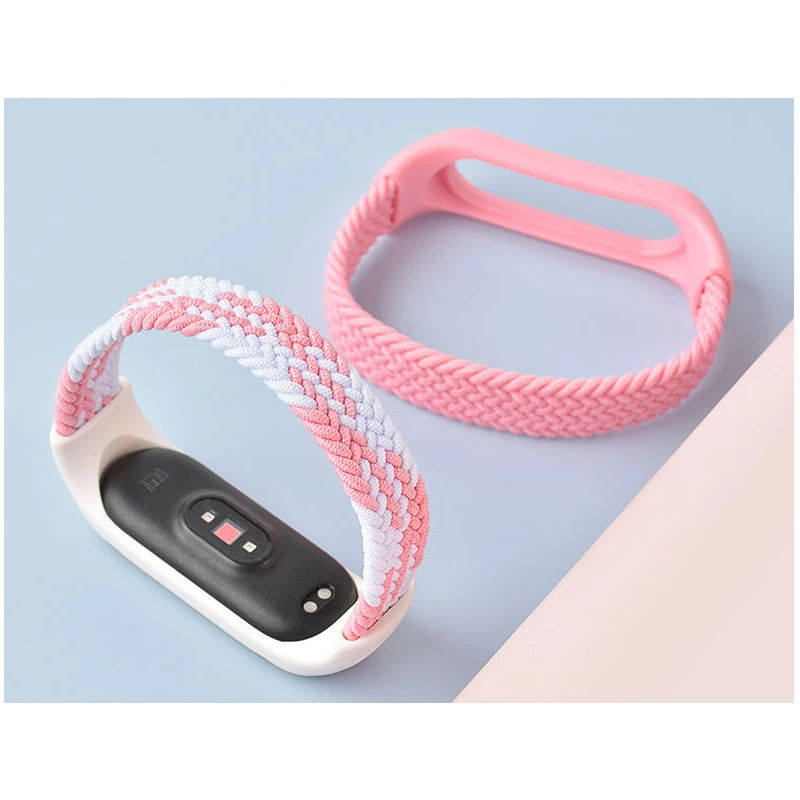 Watchband for xiaomi Mi band 7 - Solo Loop Strap 评论和价格