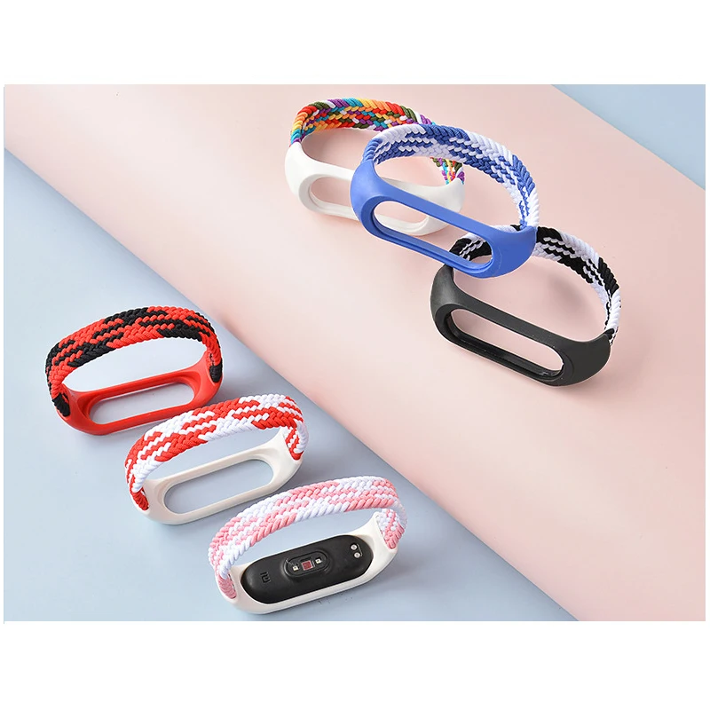 Watchband for xiaomi Mi band 7 - Solo Loop Strap 评论和价格