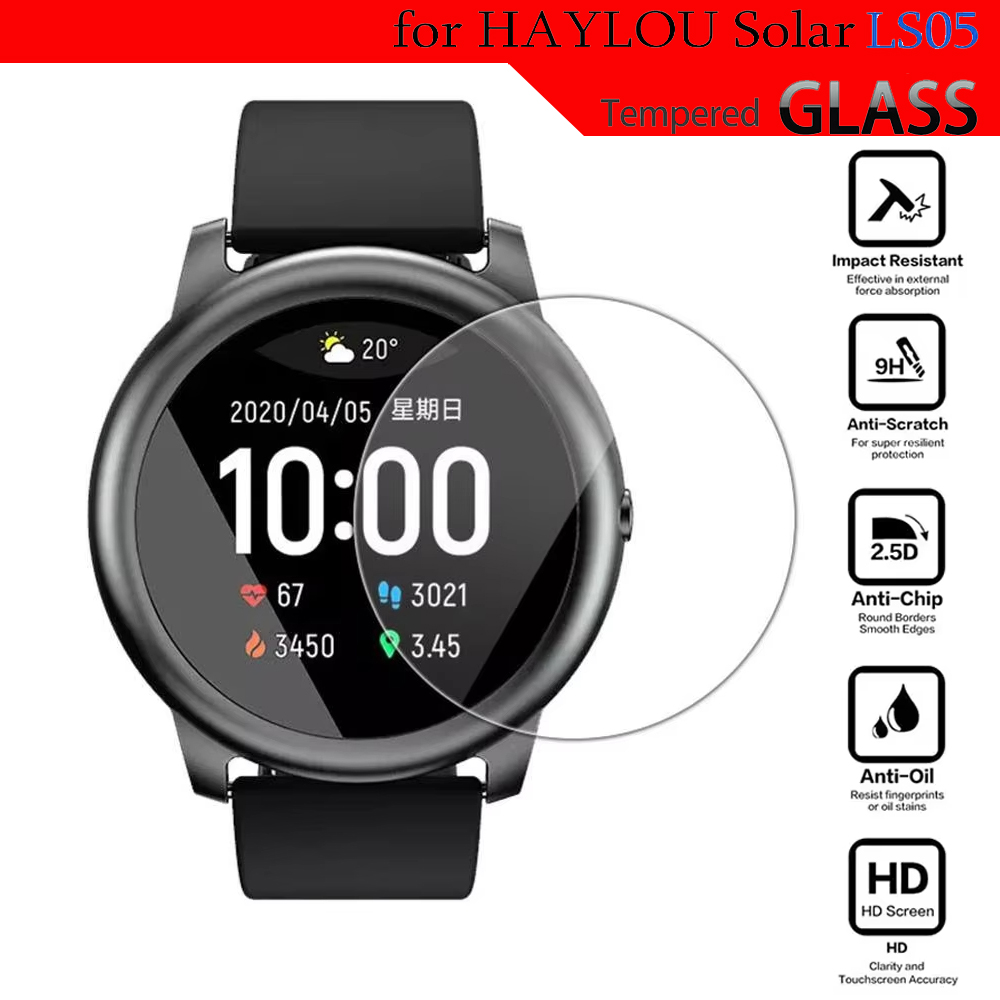 Tempered Glass For HayLou Sola - Smartwatch Watch Accessories 评论和价格