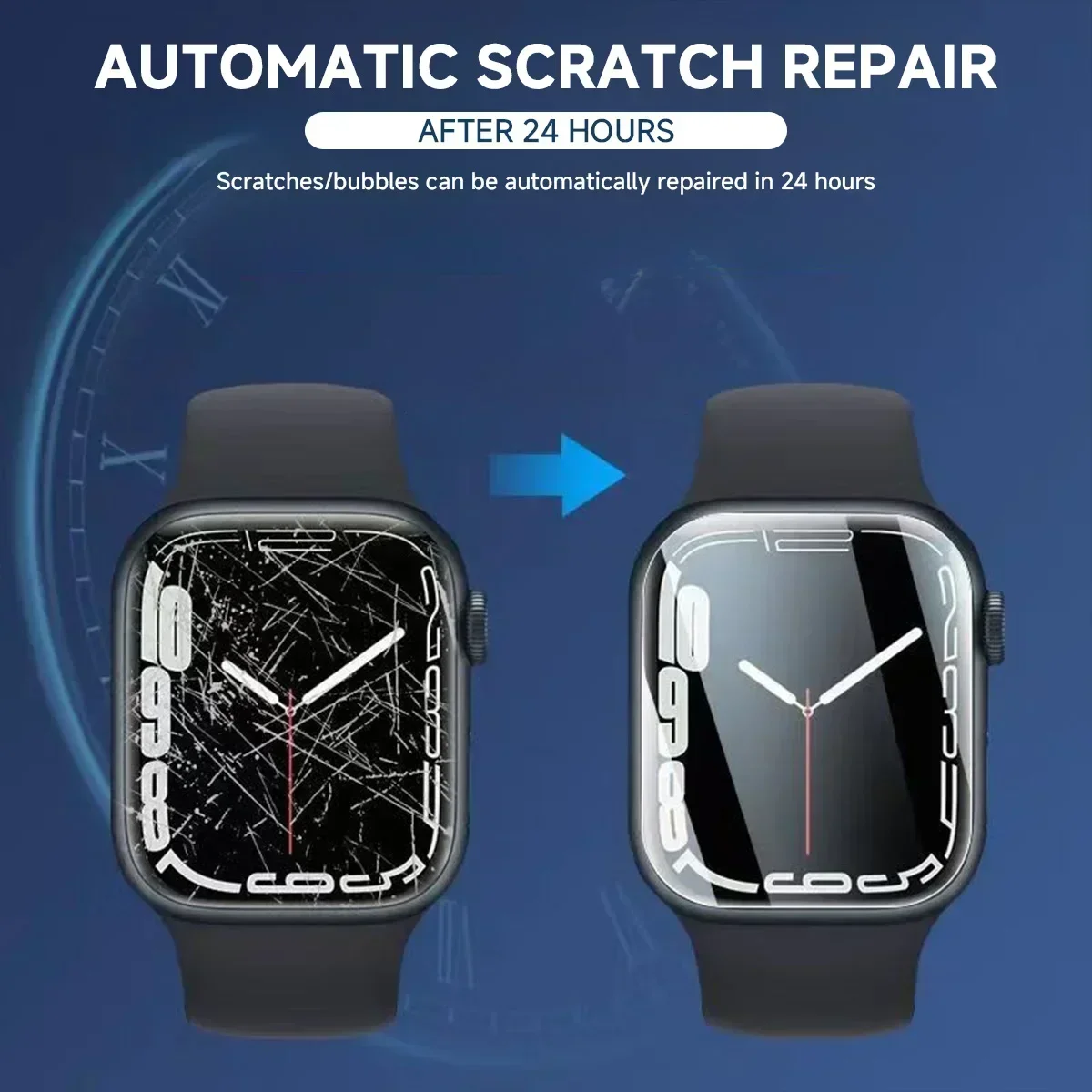 2-5pcs Hydrogel Film For Apple - Watch Case Bumper 评论和价格