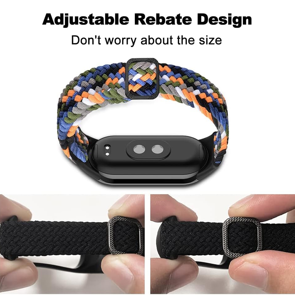 Strap for Xiaomi Mi Band 10 8  - Solo Loop Strap 评论和价格