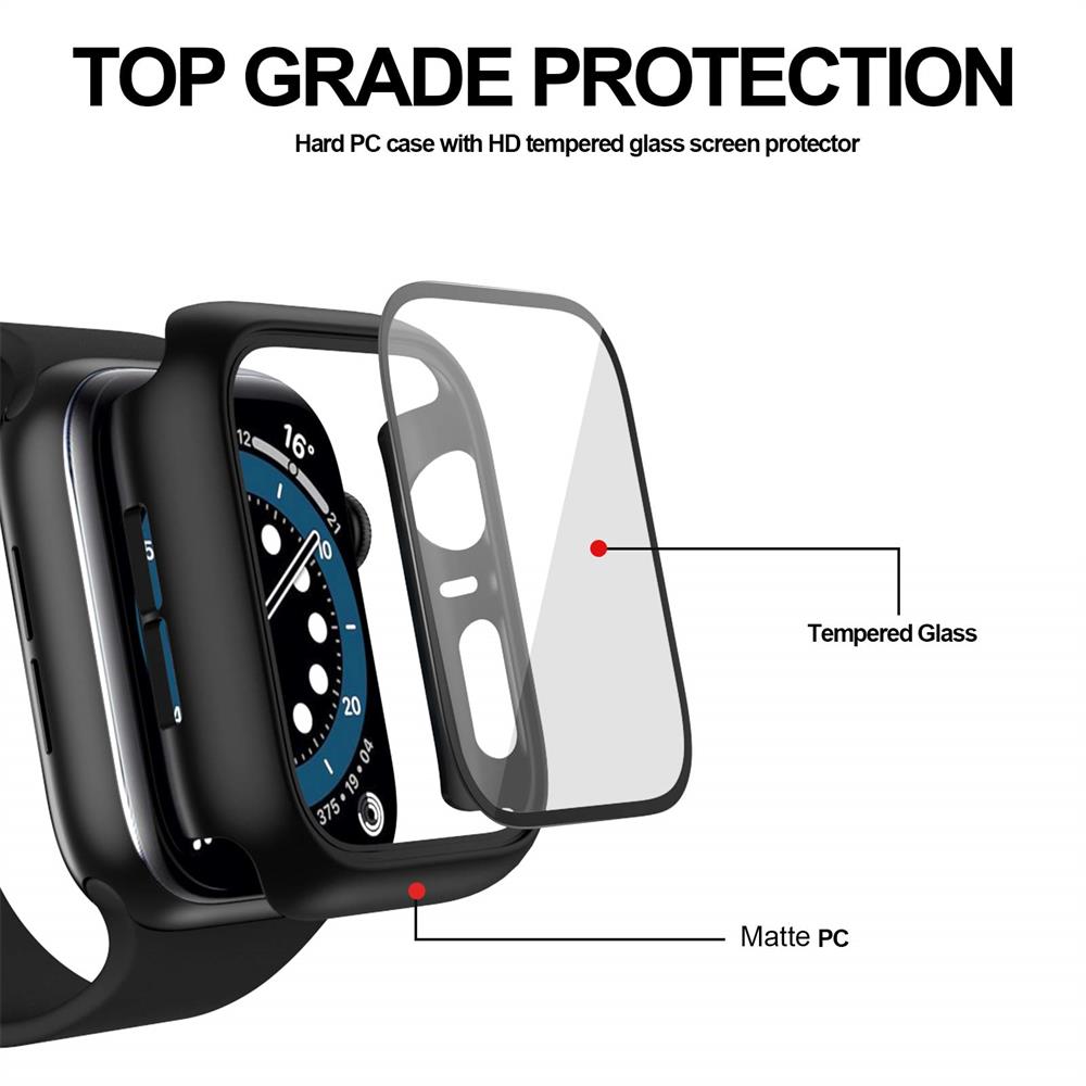 Glass+Cover For Apple Watch ca - Smartwatch Band Accessories 评论和价格