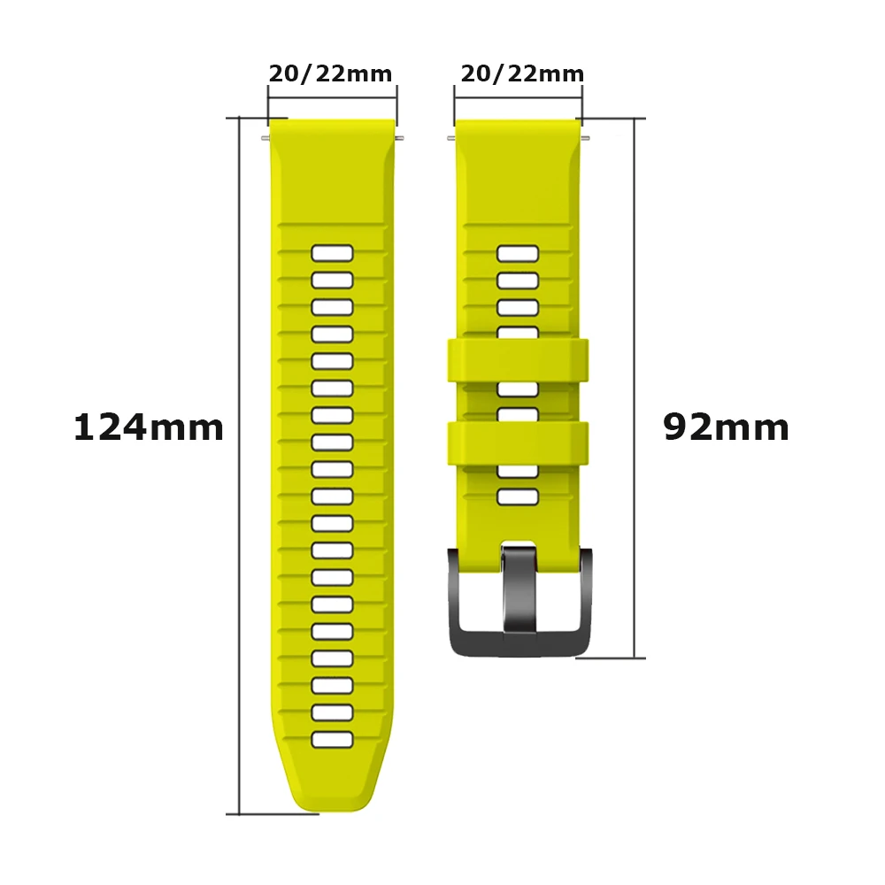 Strap Silicone Watch Band 22mm - Smartwatch X 评论和价格