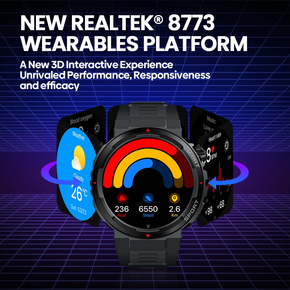 New Zeblaze Ares 3 Plus 1.43'' - Smartwatch X 评论和价格