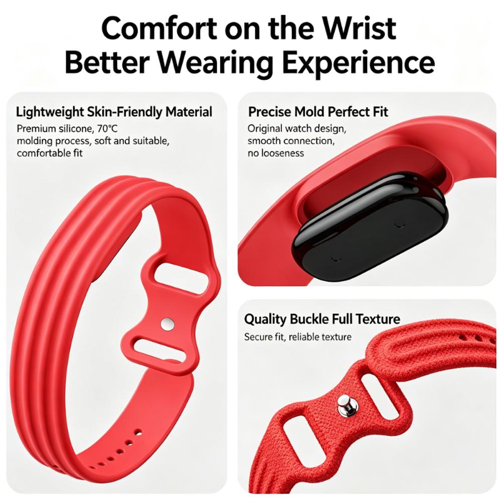 Silicone Loop Sports Watch Str - Silicone Band Replacement 评论和价格