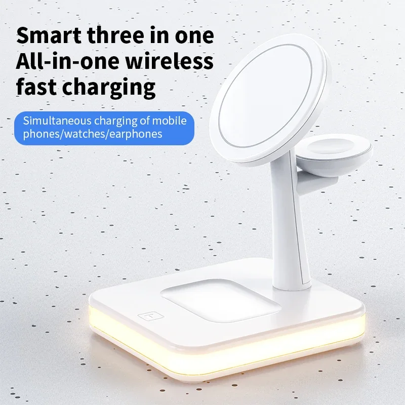 3 in 1 Wireless Magnetic Fast  - Watch Charger Cable 评论和价格