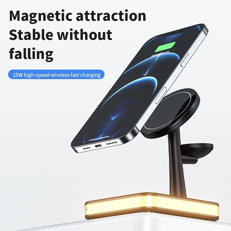 3 in 1 Wireless Magnetic Fast  - Watch Charger Cable 评论和价格