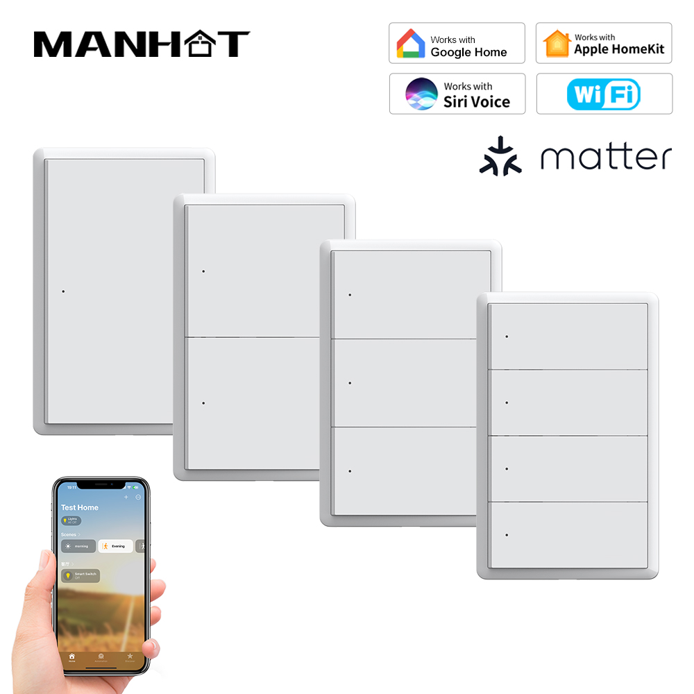 MANHOT Homekit WiFi Smart Swit - Smart Accessories 评论和价格