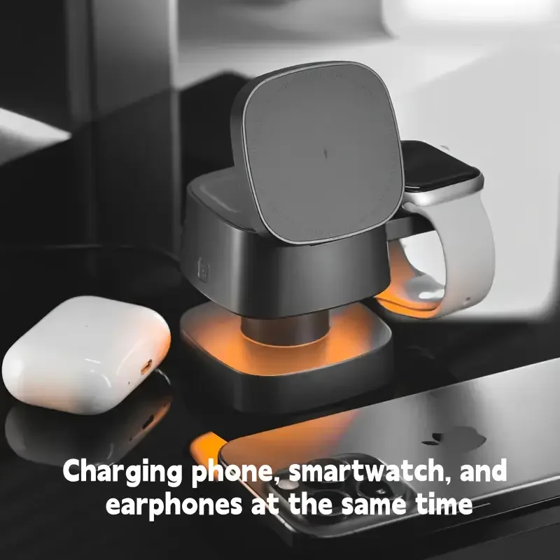 Magnetic 3 in 1 Wireless Charg - Watch Charger Cable 评论和价格
