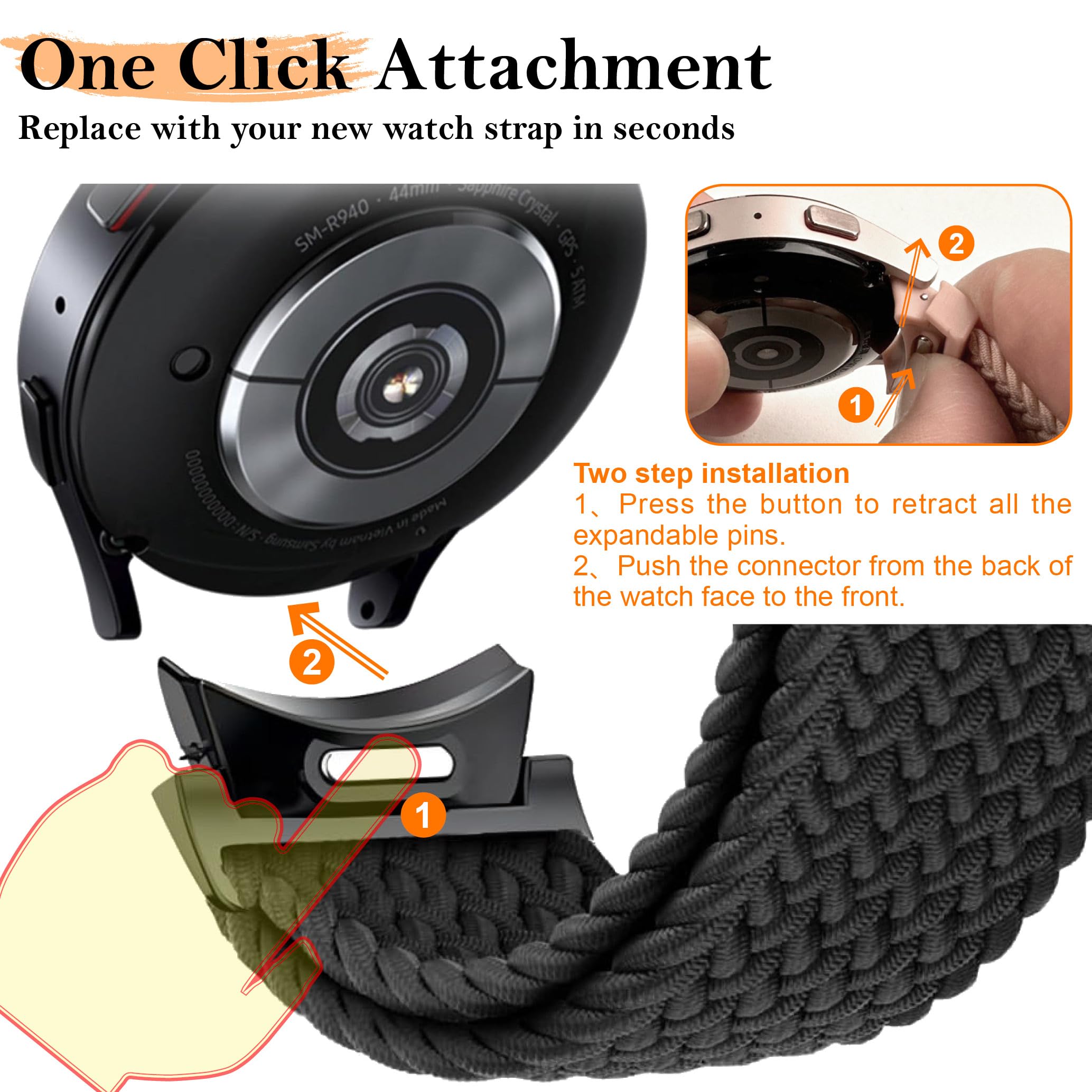 Braided Band For Samsung Galax - Solo Loop Strap 评论和价格