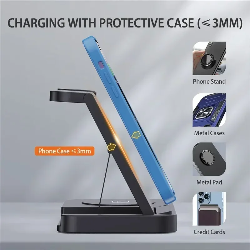 Travel 4 in 1 Wireless Charger - Watch Charger Cable 评论和价格