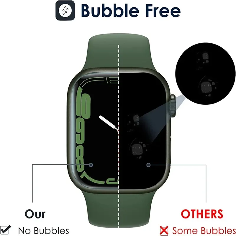 3PCS Hydrogel Film for Apple W - Watch Case Bumper 评论和价格