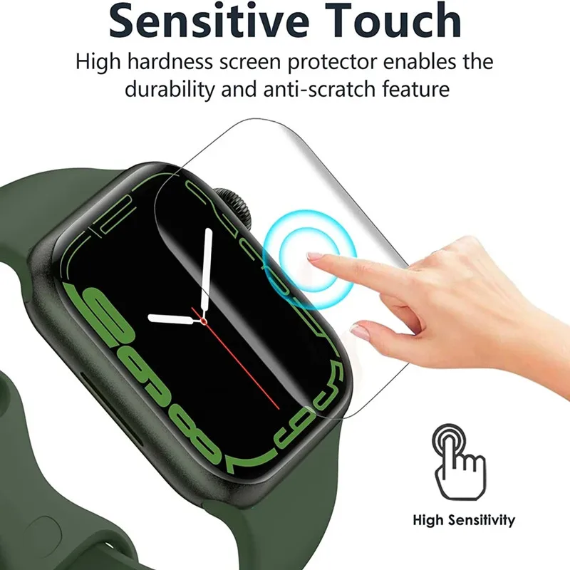 3PCS Hydrogel Film for Apple W - Watch Case Bumper 评论和价格