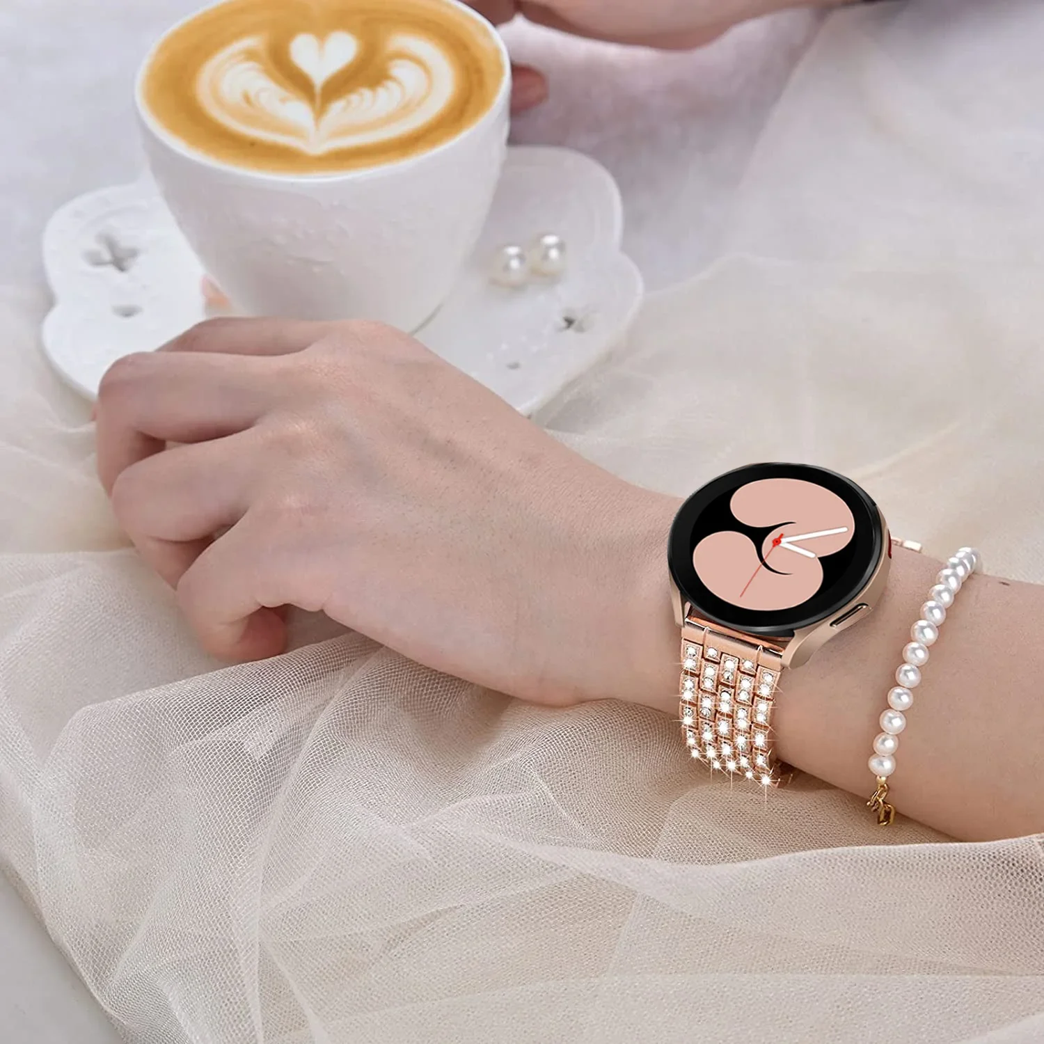20mm 22mm Diamond Band for Sam - Titan Smartwatch Accessories 评论和价格