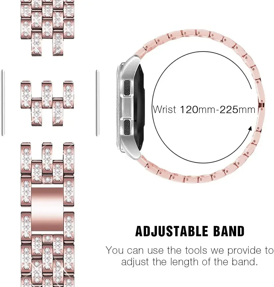 20mm 22mm Diamond Band for Sam - Titan Smartwatch Accessories 评论和价格