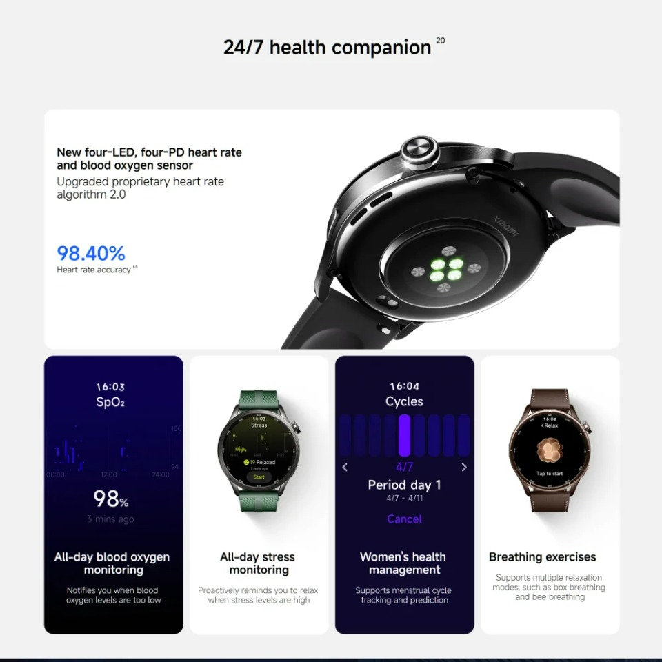 Global Version Xiaomi Watch S5 - Smartwatch X 评论和价格