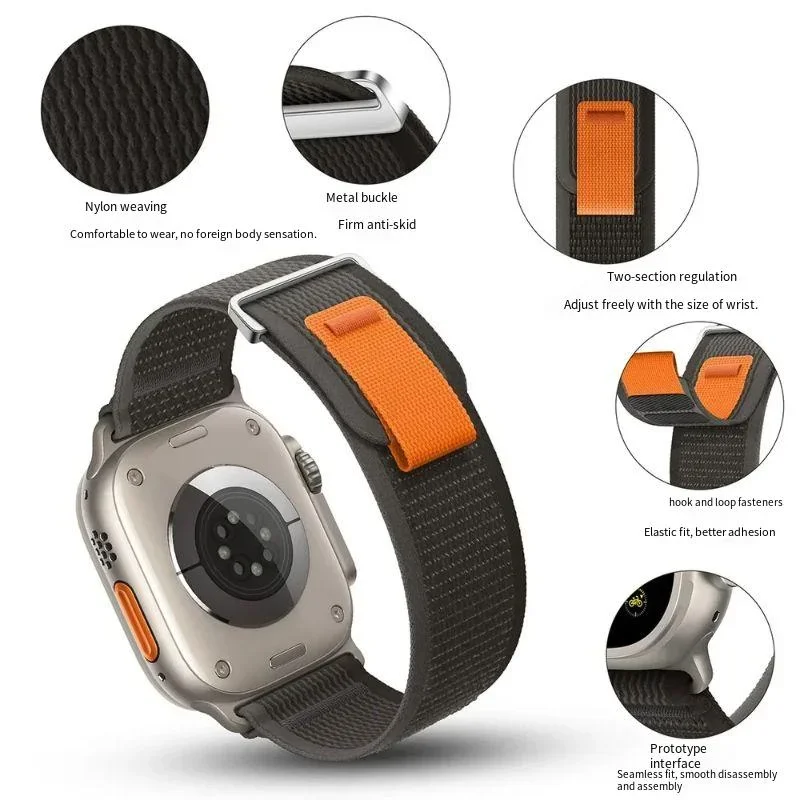 Trail Loop Strap For Apple Wat - Solo Loop Strap 评论和价格